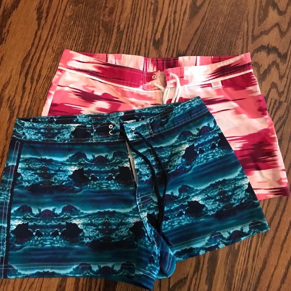 Bundle set of 2 Raya Sun swim beach shorts